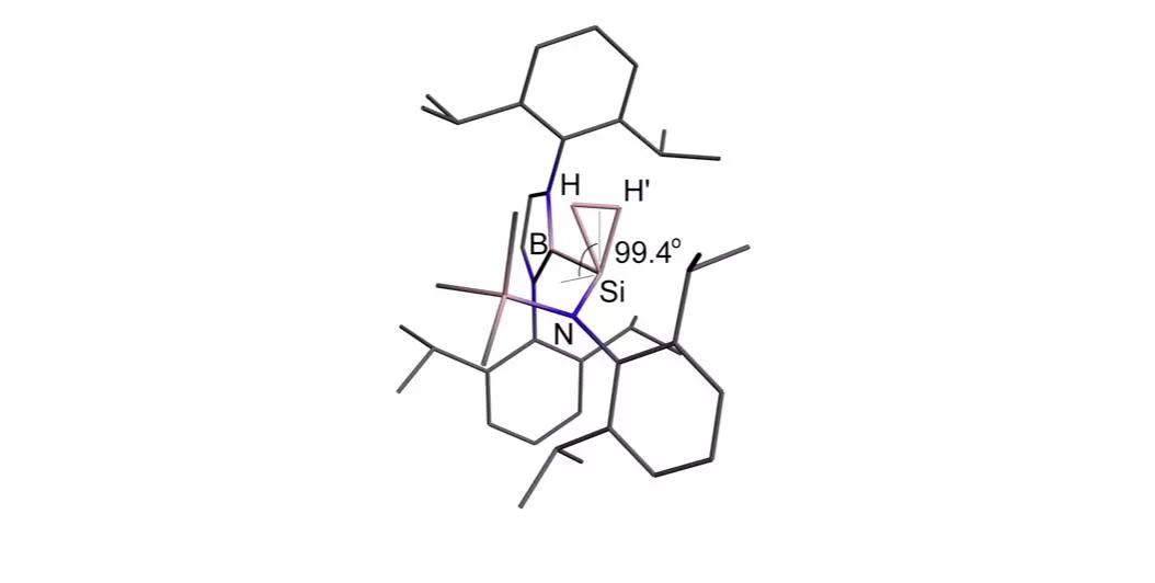 Transition state for dihydrogen activation